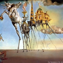 pintura surrealismo 'la tentación'